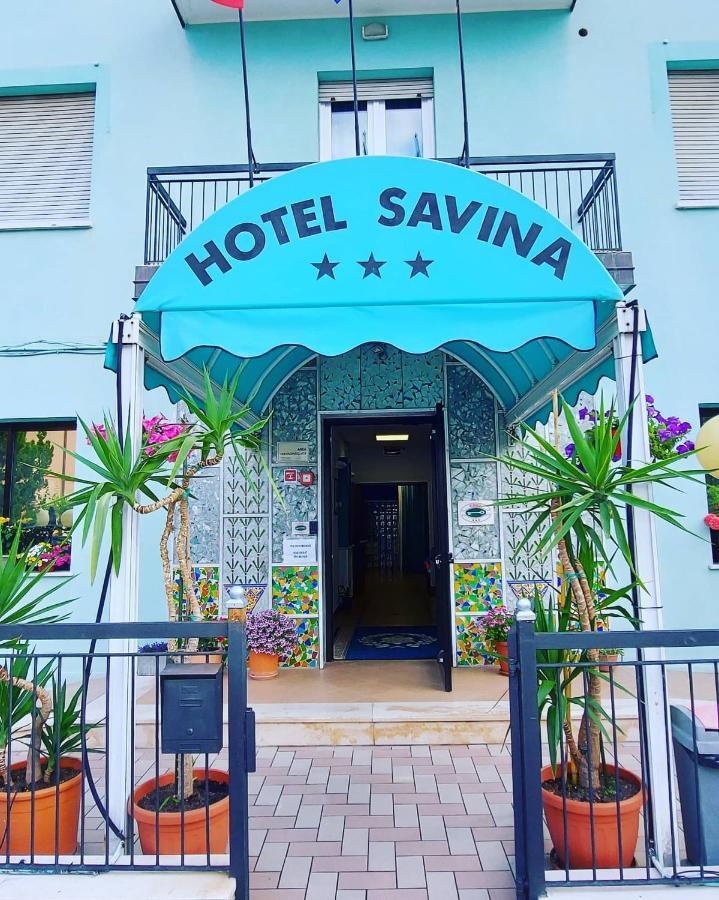Hotel Savina Rimini Bagian luar foto