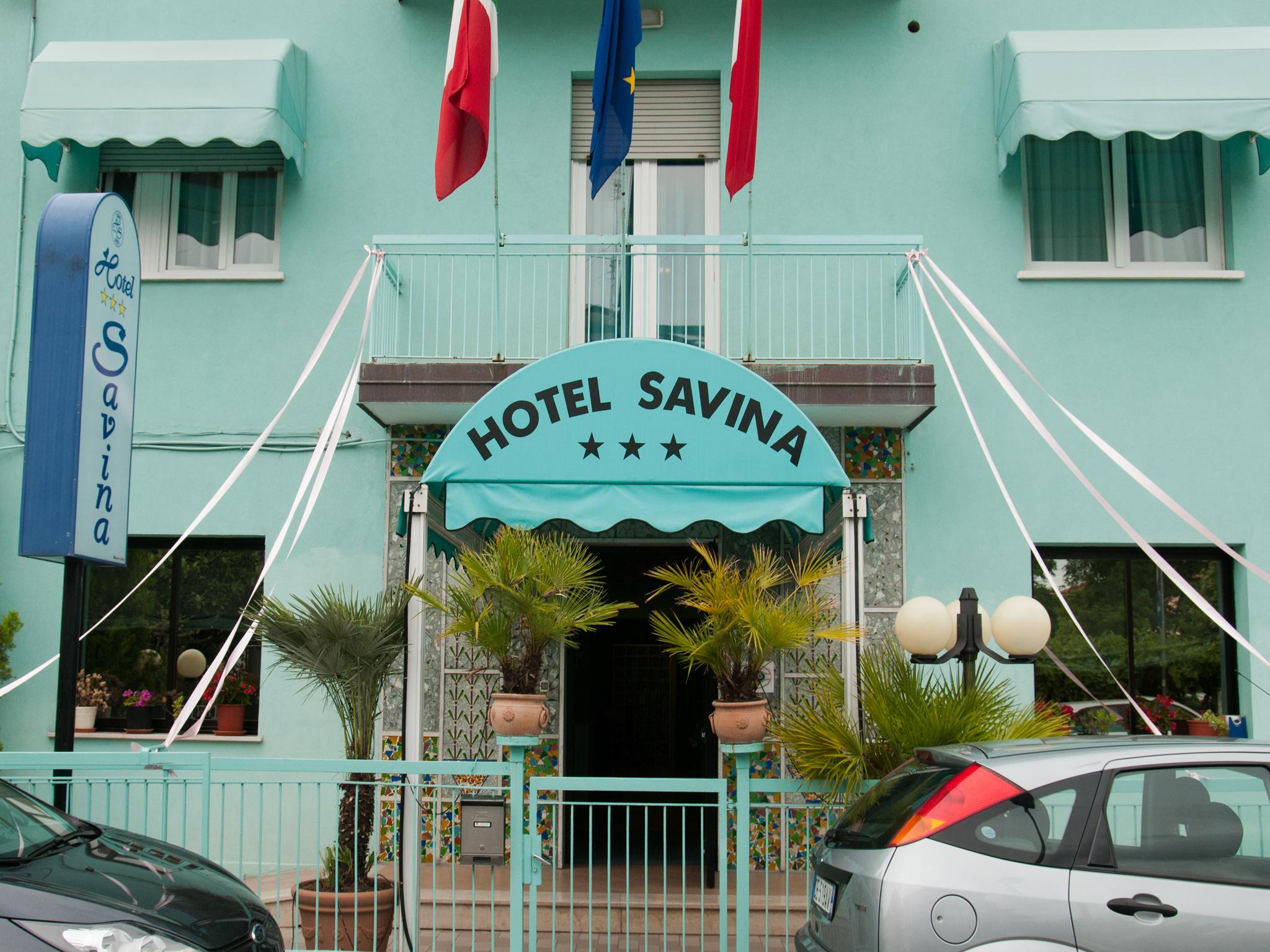 Hotel Savina Rimini Bagian luar foto