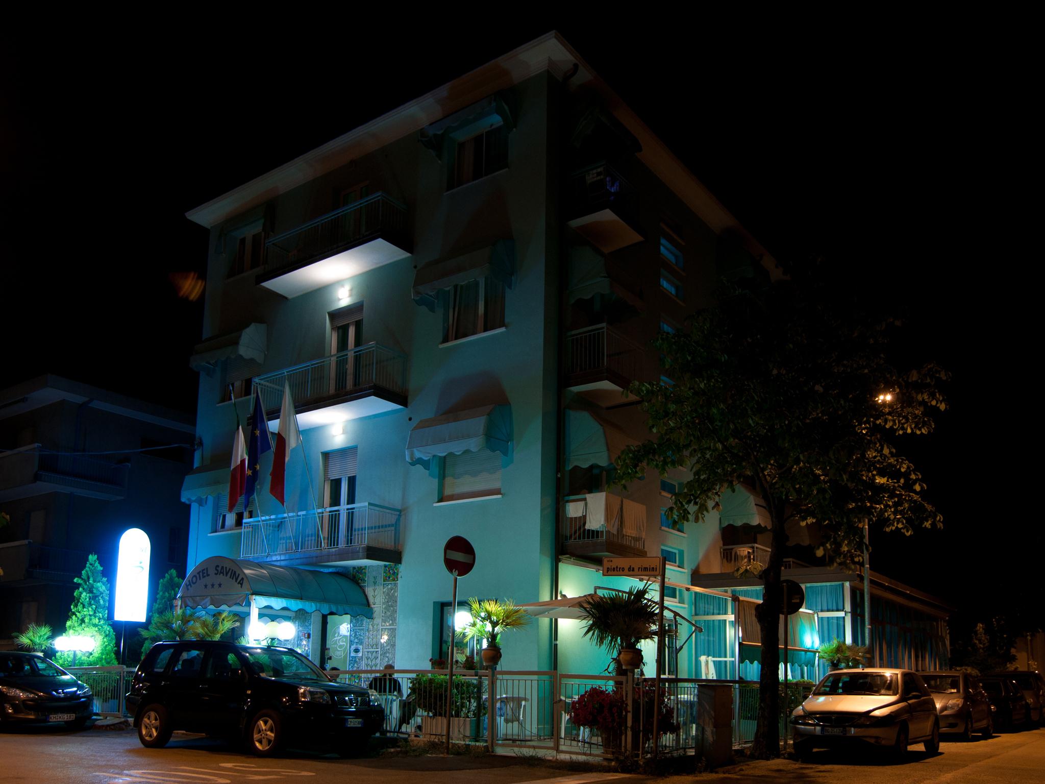 Hotel Savina Rimini Bagian luar foto